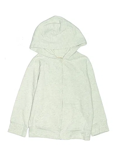 Pre-owned Jumping Beans Kids' Zip Up Hoodie In Green