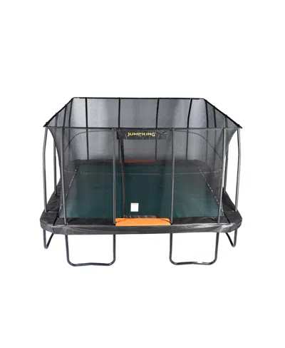 Jumpking Kids' 13' X 13' Pro-series Square Trampoline In Black,orange
