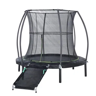 Jumpking 7ft Round Trampoline Combo With Jumping Mat Ramp