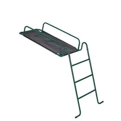 Jumpking Climbing Bridge/ladder Accessory – Compatible Add-on For 2-level Climbing Den Playset (compatible Wi In Black;green