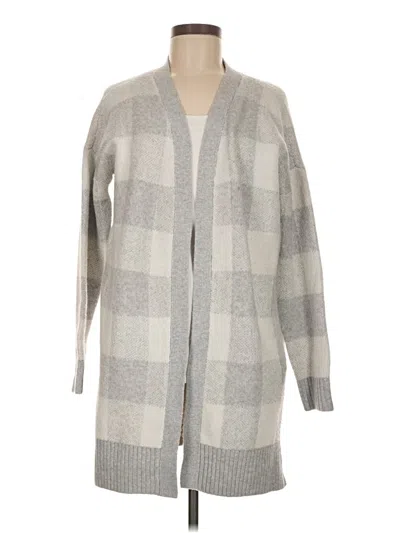 Pre-owned Jun & Ivy Cardigan Sweater In Gray