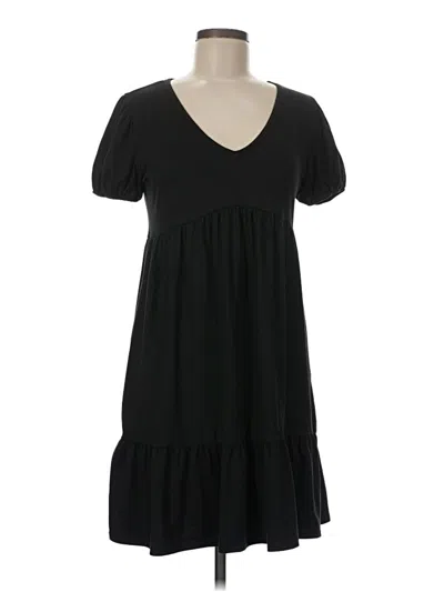 Pre-owned Jun & Ivy Casual Dress In Black