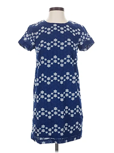 Pre-owned Jun & Ivy Casual Dress In Blue
