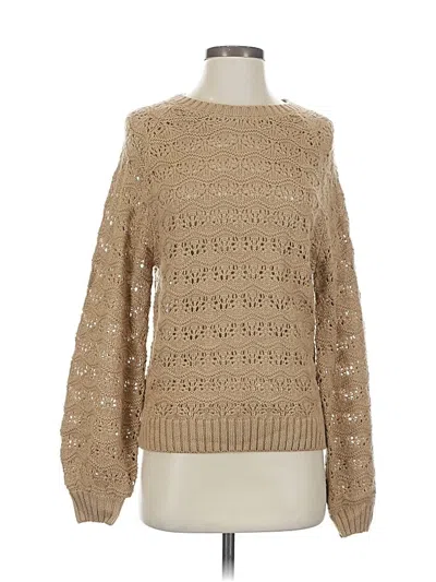 Pre-owned Jun & Ivy Pullover Sweater In Brown