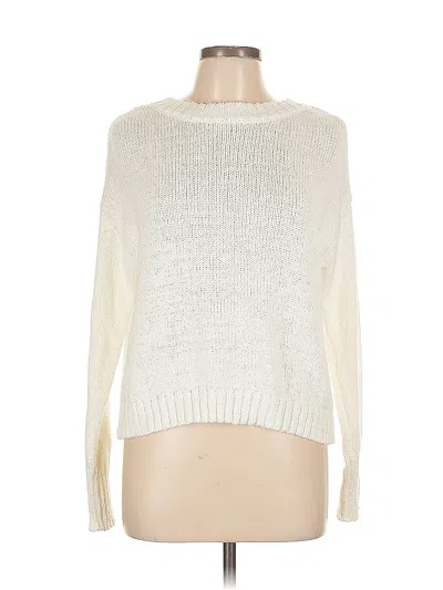 Pre-owned Jun & Ivy Pullover Sweater In Ivory