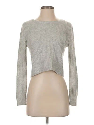 Pre-owned Jun & Ivy Pullover Sweater In Silver