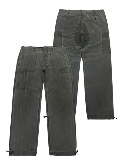 Pre-owned Jun Takahashi Undercover  Ss99 “relief” Over-dyed Cargo Pants In Gray
