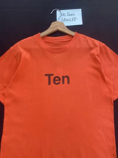 Pre-owned Jun Takahashi X Undercover 1999-2000 Autumn Winter Ten Tshirt In Orange
