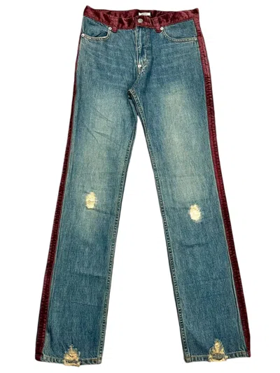 Pre-owned Jun Takahashi X Undercover Aw02 Undercover “witch's Cell Division” Velvet Denim