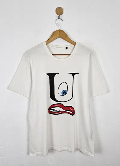 Pre-owned Jun Takahashi X Undercover Eye Mouth Shirt In White