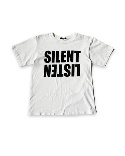 Pre-owned Jun Takahashi X Undercover “silent Listen” Anagram Tee In White