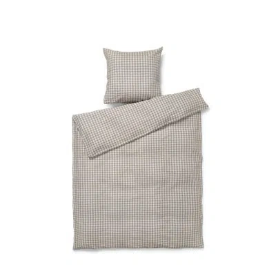 Juna Baek And Bolge Duvet Cover Set Including Pillows In Gray,birch
