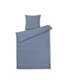 Juna Baek & Bolge Duvet Cover Set, Twin In Dark Blue/white