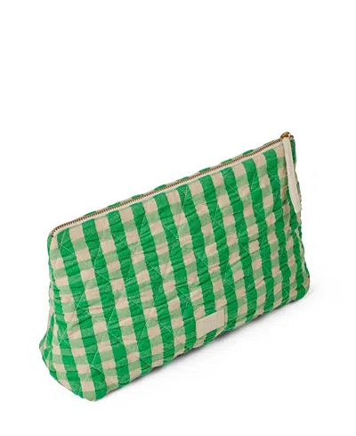 Juna Baek & Bolge Nola Makeup Bag In Green/sand