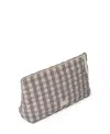 Juna Baek & Bolge Nola Makeup Bag In Grey/birch