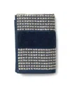 Juna Check Hand Towel In Dark Blue/sand