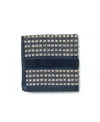 Juna Check Towels Washcloth In Dark Blue/sand
