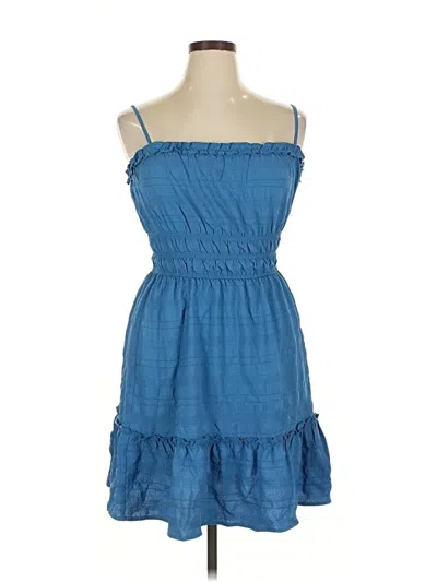 Pre-owned June & Hudson Casual Dress In Blue