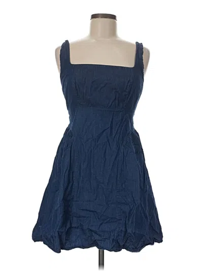 Pre-owned June & Hudson Casual Dress In Blue