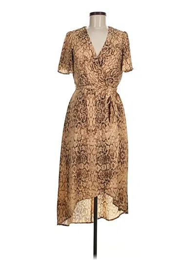 Pre-owned June & Hudson Casual Dress In Tan