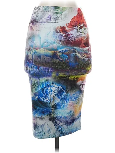 Pre-owned June & Hudson Casual Skirt In Blue