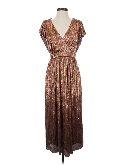 Pre-owned June & Hudson Cocktail Dress In Brown