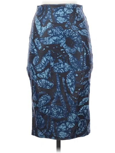 Pre-owned June & Hudson Formal Skirt In Blue