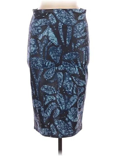 Pre-owned June & Hudson Formal Skirt In Blue