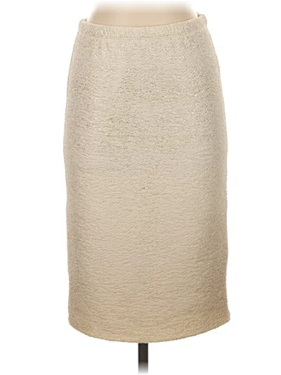 Pre-owned June & Hudson Formal Skirt In Tan