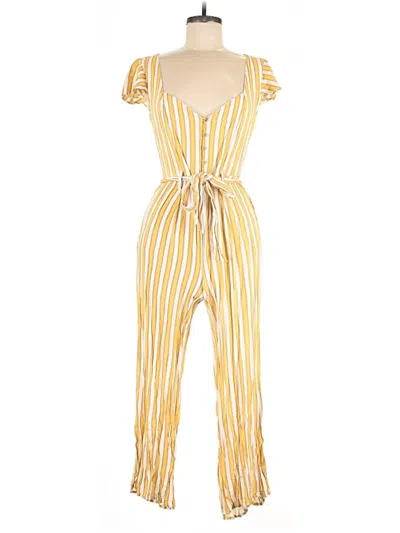 Pre-owned June & Hudson Jumpsuit In Yellow