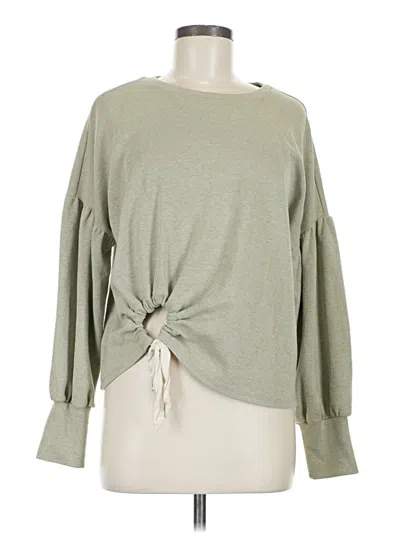 Pre-owned June & Hudson Long Sleeve T-shirt In Green