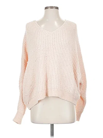 Pre-owned June & Hudson Pullover Sweater In Pink