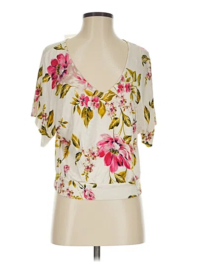 Pre-owned June & Hudson Short Sleeve T-shirt In Ivory
