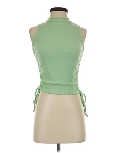 Pre-owned June & Hudson Sleeveless Blouse In Green