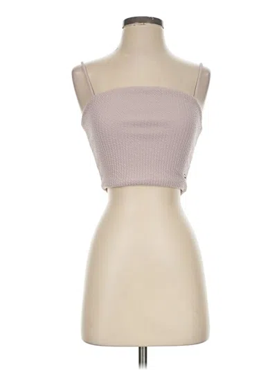 Pre-owned June & Hudson Tank Top Pink Strapless Neckline Tops