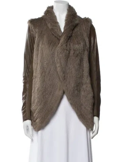 Pre-owned June Jacket In Neutral