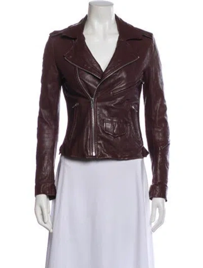 Pre-owned June Leather Biker Jacket