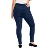 June + Vie Curvie Fit Skinny Jeans In Blue