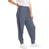 June + Vie French Terry Jogger In Gray