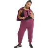 June + Vie French Terry Jogger In Purple