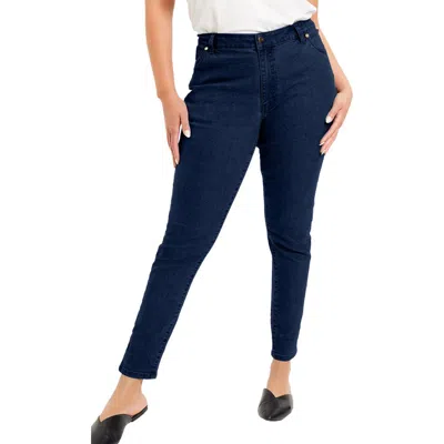 June + Vie June Fit Skinny Jeans In Blue