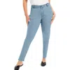 June + Vie June Fit Skinny Jeans In Blue