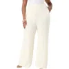 June + Vie Knitted Sweater Pants In White
