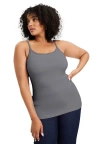June + Vie One+only Bra Cami In Gray