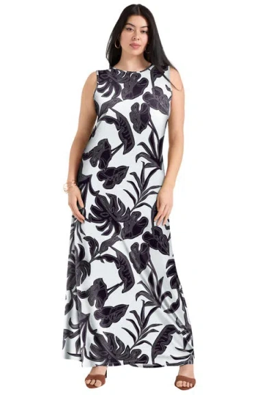 June + Vie Tank Top Maxi Dress In Black