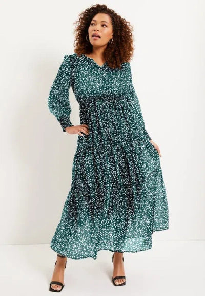 June + Vie Tiered Maxi Dress
