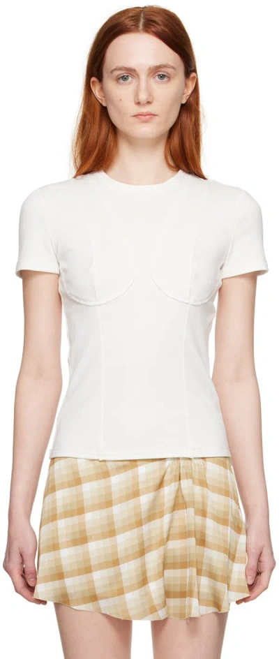 Juneyen White Bodycon T-shirt