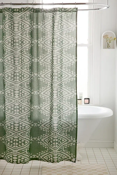 Jungalow By Justina Blakeney Jungalow Aisha Shower Curtain In Green At Urban Outfitters