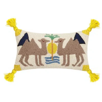 Jungalow Justina Blakeney Dune Tassels Wool Lumbar Pillow
