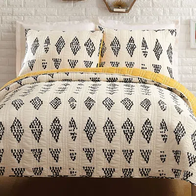 Jungalow Justina Blakeney Prosperity Quilt Set, King In Neutral